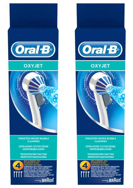 ED17 Oxyjet Diş Fırçası Yedeği 4'lü Paket x 2 Adet