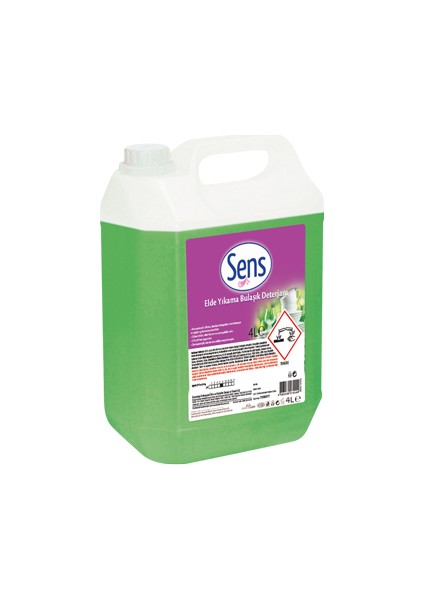 Sens Elde Yıkama Bulaşık Deterjanı, 4 Lt