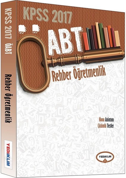 2017 ÖABT Rehber Öğretmenlik Konu Anlatımı Çözümlü Testler