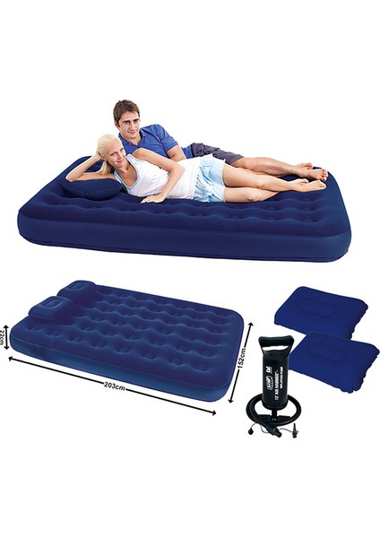 Kamp Yatağı Çift Kişilik Şişme Outdoor Set 67374