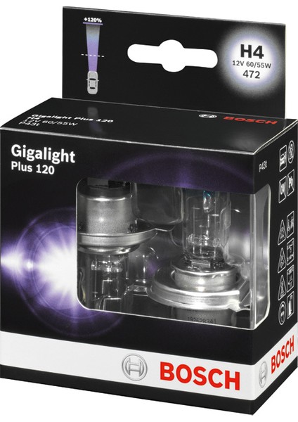 H4 Gigalight Plus 120 Ampul Seti