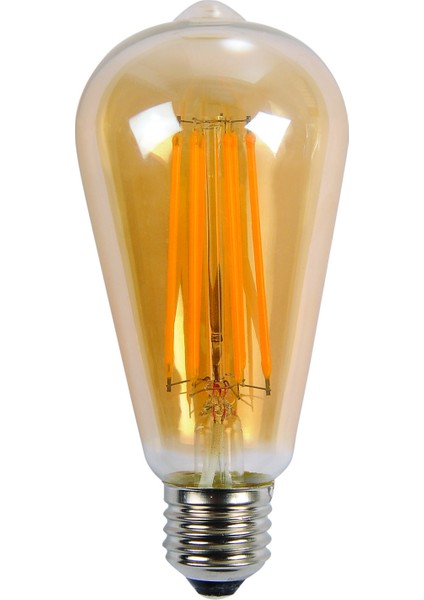Maxin 6W Filament Led Lamba (Ø64) E27 3000K