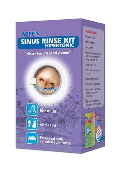 Abfen Sinus Rinse Kit Hipertonic