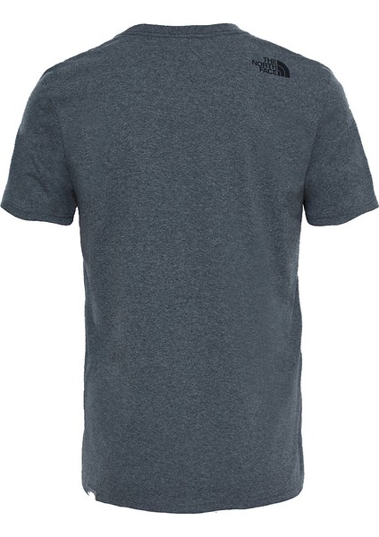 Mountain Line Erkek T-Shirt Gri