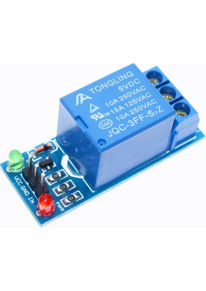 Tek Kanallı 5V Röle Modülü Tekli Röle Kartı 1 Kanal Arduino Relay