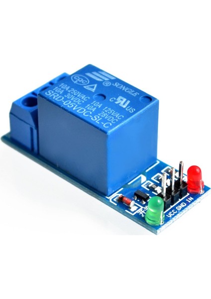 Tek Kanallı 5V Röle Modülü Tekli Röle Kartı 1 Kanal Arduino Relay