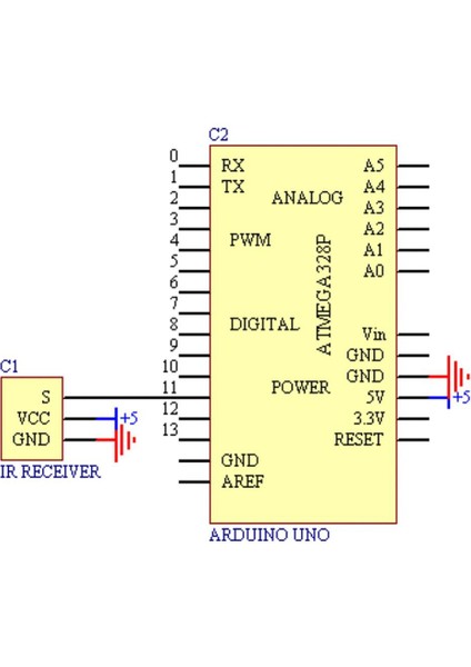 Arduino AVR PIC IR Kablosuz Uzaktan Kumanda Modülü Kumanda Kiti fırsatları