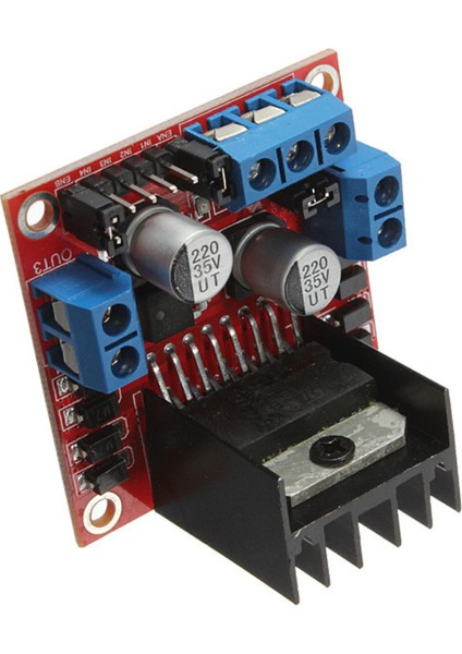 Arduino L298N Motor Sürücü Shield - DC Motor Sürücü Raspberry