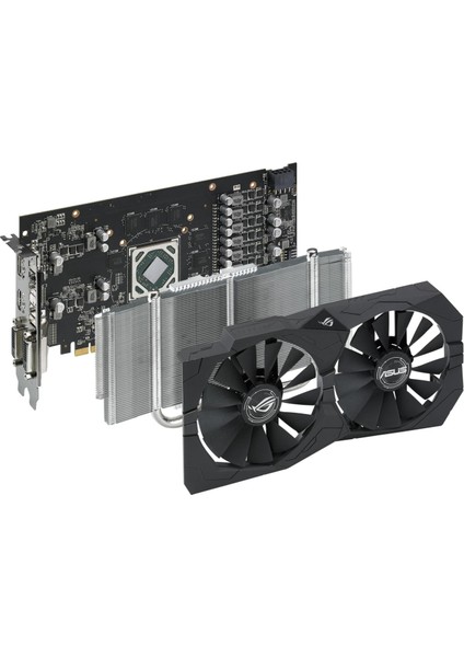 ROG STRIX Amd Radeon RX 570 4GB OC 256Bit GDDR5 (DX12) PCI-E 3.0 Ekran Kartı STRIX-RX570-O4G- Gaming modelleri