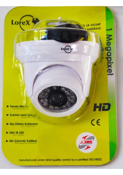 LR-HD24P HD-AHD Dome Kamera