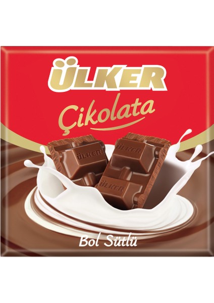 Çikolata Sütlü Kare 70 gr x 6 Adet