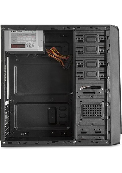 720R Peak-250W Siyah/Kırmızı 2*Sata Mesh Metal Panel Kasa