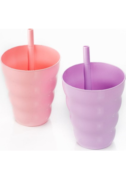 Nefnefhome Lux 2'Lı Funny Pipetli Bardak