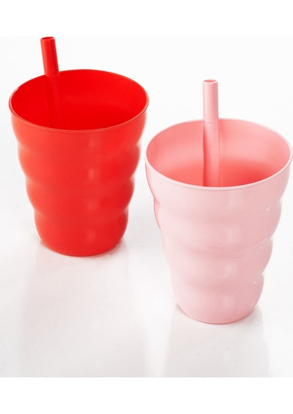 Nefnefhome Lux 2'Lı Funny Pipetli Bardak