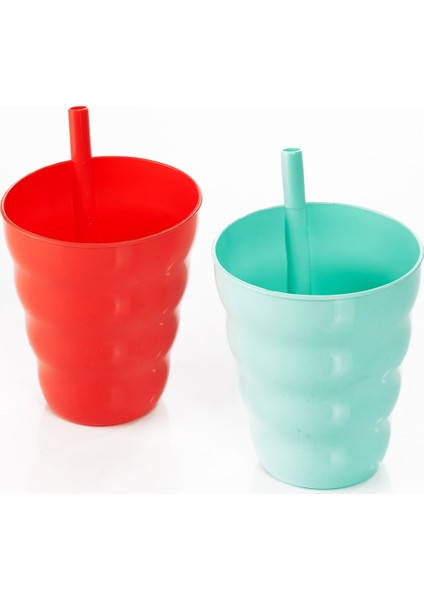 Nefnefhome Lux 2'Lı Funny Pipetli Bardak