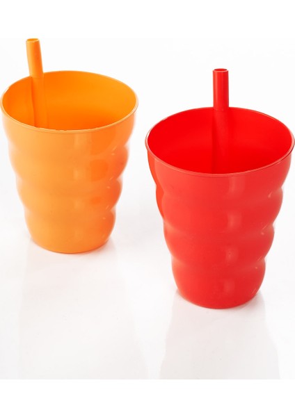 Nefnefhome Lux 2'Lı Funny Pipetli Bardak