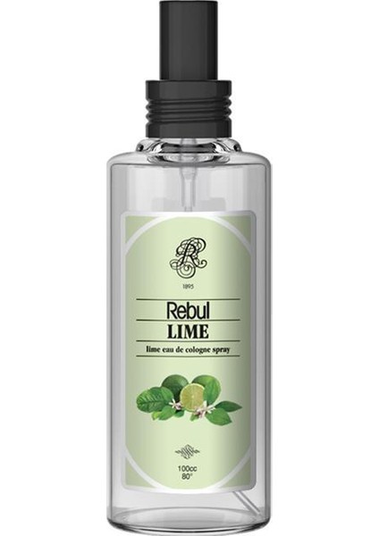 Lime - Misket Limon Kokulu Kolonya 100 Ml (Cam Şişe) Spreyli