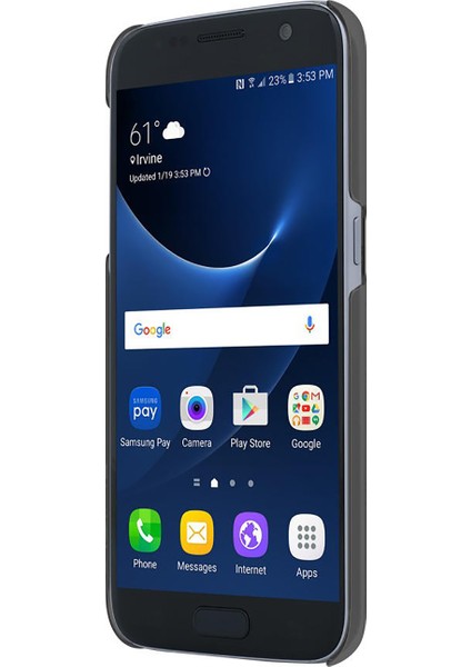 Incıpıo Galaxy S7 ile Uyumlu Sert Kılıf Füme