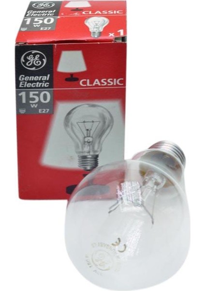 Ge 150W Şeffaf Ampul E27
