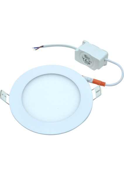 6W Sıva Altı Yuvarlak Led Panel (Beyaz Işık)