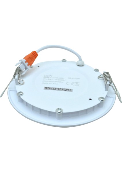6W Sıva Altı Yuvarlak Led Panel (Beyaz Işık)