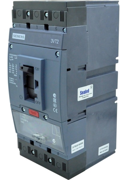 3Vt2720-2Ab36-0Aa0 200A Sabit Ayarlı Kompakt Şalter