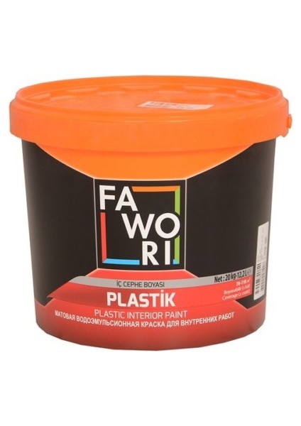 Plastik İç Cephe Boyası 20 Kg Nil Yeşili