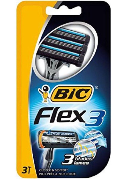 Flex 3 Tıraş Bıçağı 3'lü Blister (3 Bıçak)