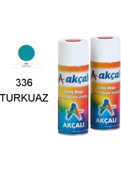 Turkuaz Solvent Bazlı Akrilik Sprey Boya 400 Ml 336