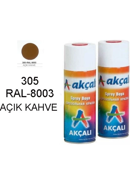 Açık Kahve Solvent Bazlı Akrilik Sprey Boya 400 Ml 305