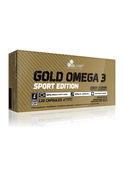 Ol Gold Omega 3 Sport Edıtıon 120 Capsules Karışık Unisex Vitaminler EKP0096