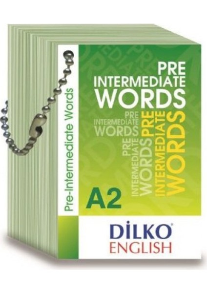 Dilko A2 Pre Intermediate Words Kelime Kartı