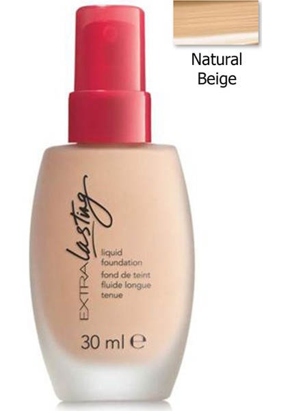 Extra Lasting Likit Fondöten 30 Ml. Natural Beige