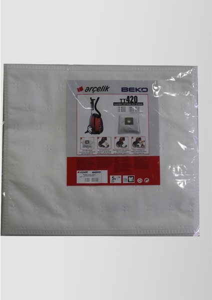 Arçelik Beko TT420 Elektrikli Süpürge Toz Torbası