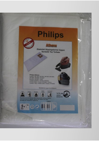 Athena Elektrlikli Süpürge Toz Torbası