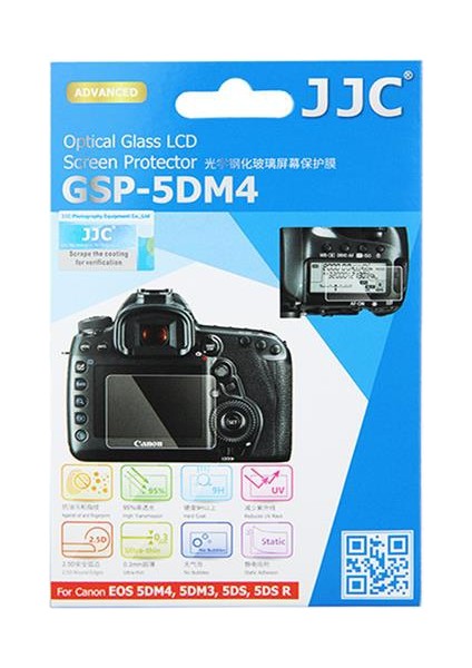 Ultra İnce LCD Ekran Koruyucu (Canon 5D IV, 5D III, 5DS, 5DS R)