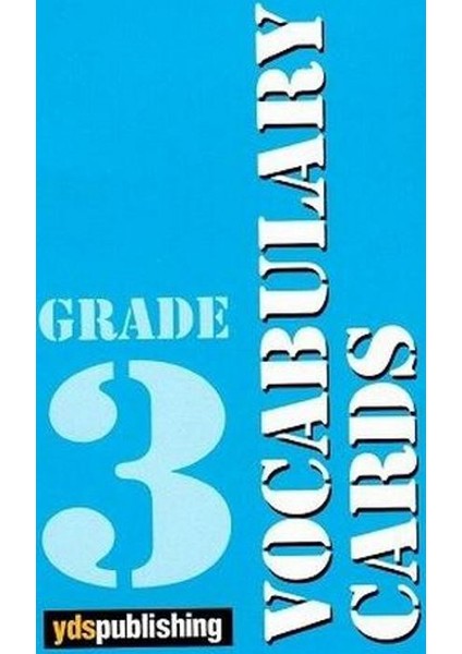 Vocabulary Cards Grade 3