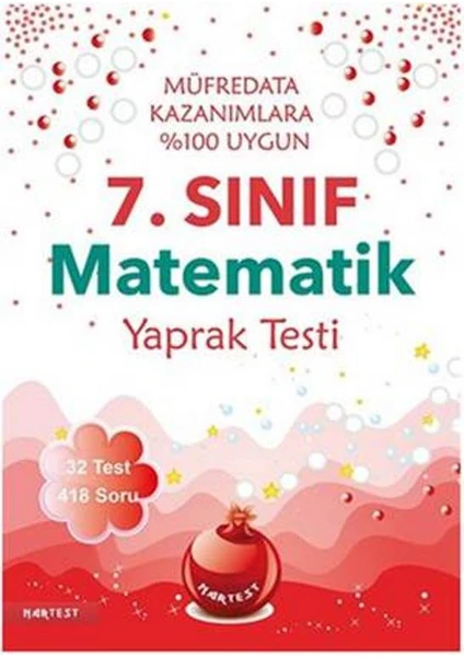 Nartest Yayınevi 7. Sınıf Matematik Yaprak Testi Yeni Müfredat