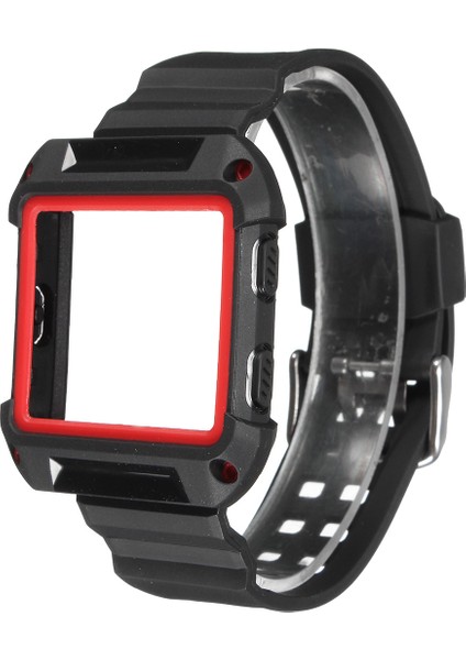 Akıllıphone Apple Watch Uyumlu 42Mm C-Armor Korumalı Silikon Kayış