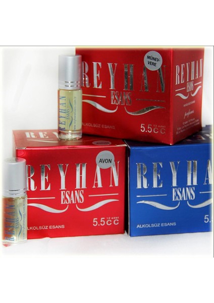 Reyhan 5.5cc (Kutu:12 adet) Bayan Nar Çiçeği Alkolsüz Esans