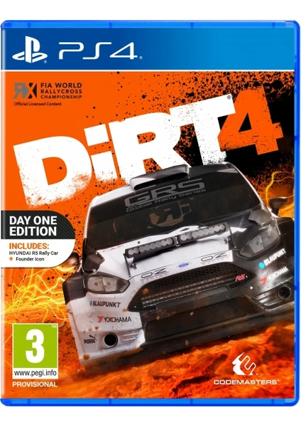 Dirt 4 Day One Edition PS4 Oyun