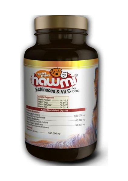 Köpekler İçin C Vitamini Ve 60 Tablet