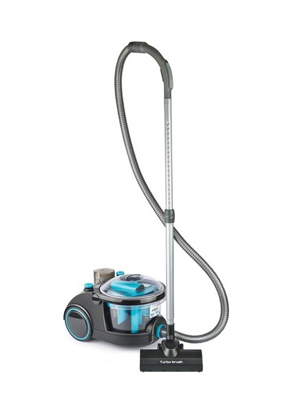 Bora 5000 2400 W Su Filtreli Çift Turbo Fırçalı Elektrikli Süpürge-Mavi