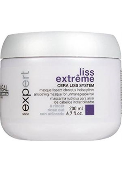 L'Oréal Paris Profosyonel Liss Extreme Maske 200 Ml