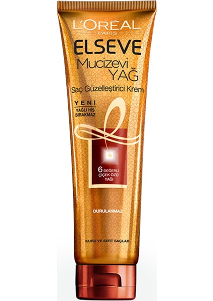 Mucizevi Yağ Saç Güzelleştirici Krem 150 Ml - Kuru & Sert Saçlar