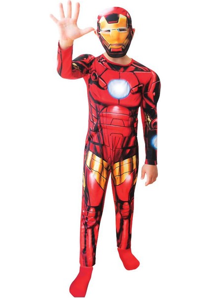 Avengers Ironman Basic Kostüm 7-9 Yaş