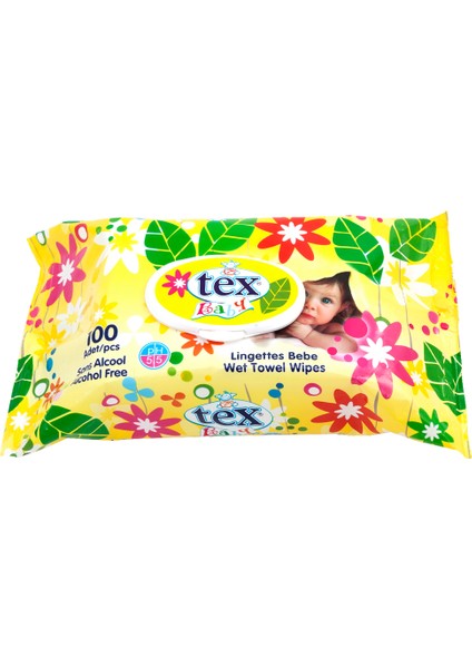 Tex Islak Mendil 100 Lü