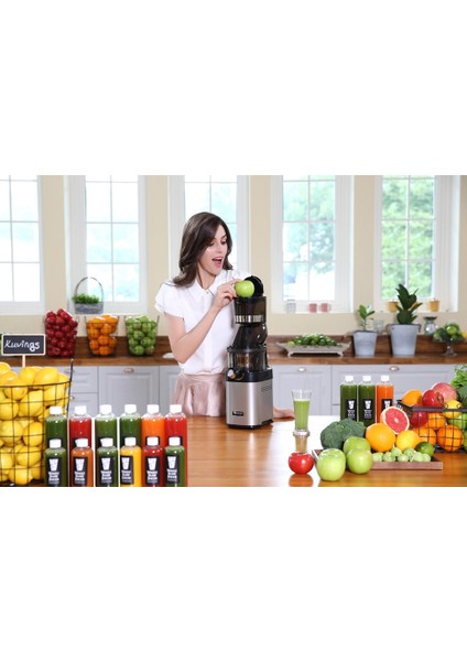 Whole Slow Juicer Chef Cs600 Katı Meyve Ve Sebze Sıkacağı