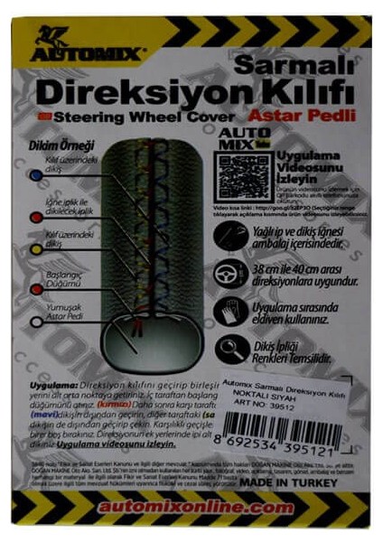 Automix Sarmalı Direksiyon Kılıfı