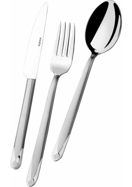 - Asellus Serisi - Mat - 89 Parça Çatal Kaşık Bıçak Takımı